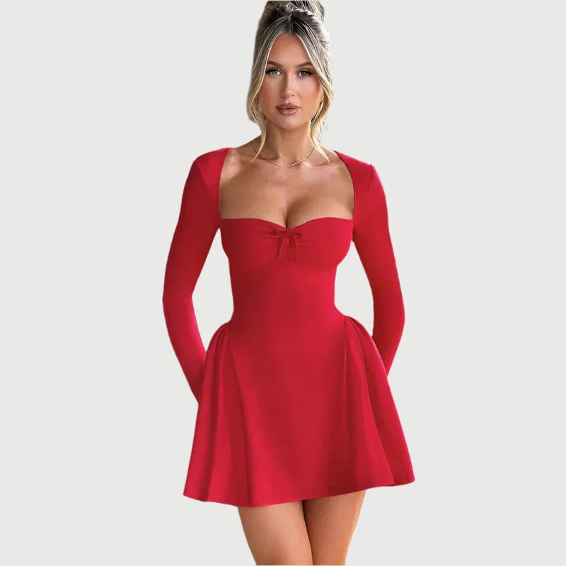 Rosa - Elegantes Weihnachts-Partykleid